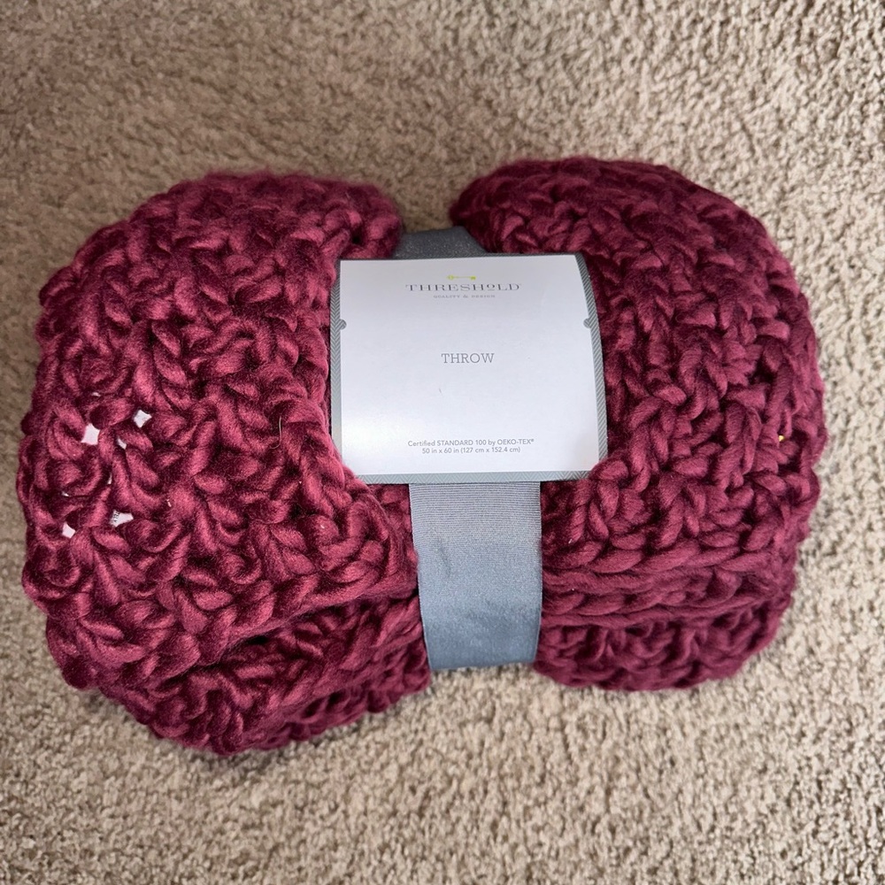 Wine color blanket